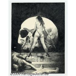 Enrich - Original Splash Page Art (Warren, 1970s).