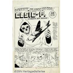 Martin Epp - Original Art for All New Comics, Group of 6 Pages (Harvey, 1943).