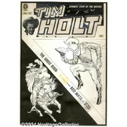 Frank Frazetta, Original Cover Art for Tim Holt #21 (Magazine Enterprises, 1951).