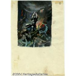 Frank Frazetta - Original Preliminary Sketch for Death Dealer #3 (undated).