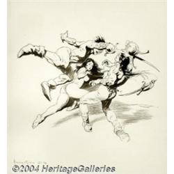 Frank Frazetta - Original Illustration, "Valor" (1972).