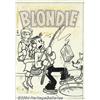 Image 1 : Paul Fung Jr. (Attributed) - Original Cover Art for Blondie #16 (Harvey, 1950).