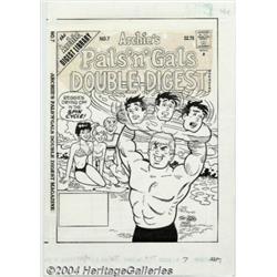 Stan Goldberg and Henry Scarpelli - Original Cover Art for Archie's Pals 'n' Gals Double Digest M