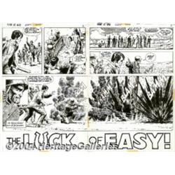 Russ Heath - Original Art for Our Army at War #249, Complete 14-page Story "The Luck of Easy" (DC