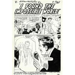 Don Heck - Original Art for Tales to Astonish #38, Complete 8-Page Story, "I Found the Impossible