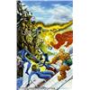 Image 1 : Gale Heimbach - Original Painting of the Fantastic Four (Marvel, 1988).