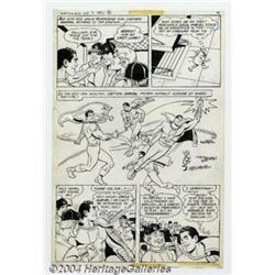 Tenny Henson and Bob Smith with Kurt Schaffenberger - Original Art for Shazam! #32, pages 7 and 8