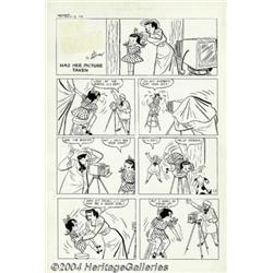 Vic Herman - Original Art for Little Max #3 Complete 2-page Story "Lil Dot Has Her Picture Taken"