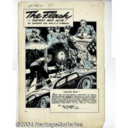 E. E. Hibbard - Original Art for All-Flash Quarterly #2, page 51 (DC, 1941).