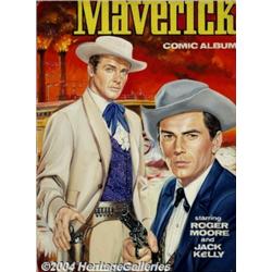 Walter Howarth - Original Cover art for Maverick Comic Album (British, ca.1962).