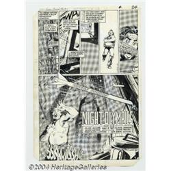 Klaus Janson - Original Art for Detective Comics #550, Complete 7-page Story Chapter (DC, 1985).