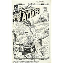 Jack Keller - Original Cover Art for Attack! #11 (Charlton, 1972).