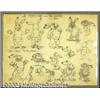 Image 1 : Ward Kimball - Original Animation Art Model Sheet for Max Hare from Tortoise and the Hare (Disney
