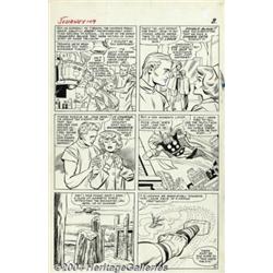 Jack Kirby and Chic Stone - Original Art for Journey Into Mystery #109, page 6 (Marvel, 1964).