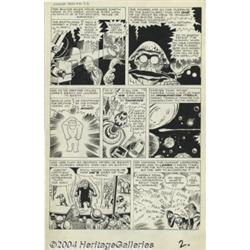 Jack Kirby - Original Art for Strange Tales #90, page 2 (Marvel, 1961).