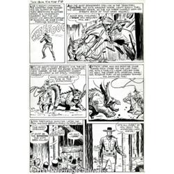 Jack Kirby and Dick Ayers - Original Art for Two-Gun Kid #58, page 12 (Marvel, 1961).
