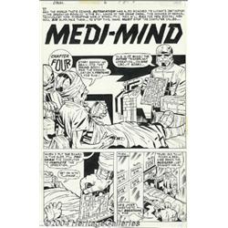 Jack Kirby and Mike Royer - Original Art for Omac: One Man Army Corps #6, page 15 (DC, 1975).