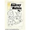 Image 1 : Warren Kremer (Attributed) - Original Cover Art for Little Audrey and Melvin #2 (Harvey, 1962).