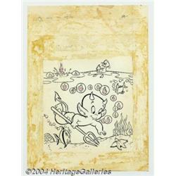 Warren Kremer - Original Cover Art for Hot Stuff #55 (Harvey, 1963).