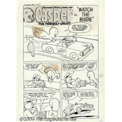 Warren Kremer - Original Art for Casper, the Friendly Ghost #8, Complete 5-page Story, "Watch the