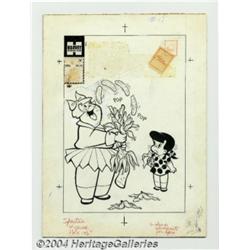 Warren Kremer - Original Art for Little Lotta #13 (Harvey, 1957).