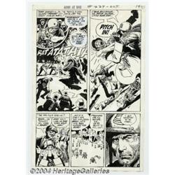 Joe Kubert - Original Art for Our Army at War #224 (DC, 1970).