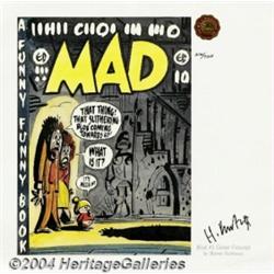 Harvey Kurtzman - Original Art Print of Mad # 1 Cover Concept (Another Rainbow, 1991).