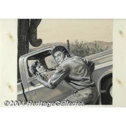 Bob Larkin - Original Illustration for the Six Million Dollar Man (undated).