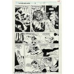 Jim Lee - Original Art for Punisher: War Journal #9, pages 25 and 30 (Marvel, 1989).