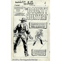 Larry Lieber - Original Art for The Rawhide Kid #48, Complete 17-Page Story, "The Bounty Hunter"