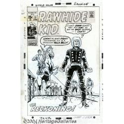 Larry Lieber - Original Cover Art for Rawhide Kid #77 (Marvel, 1970).
