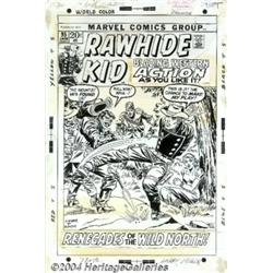 Larry Lieber and Frank Giacoia - Original Cover Art for Rawhide Kid #95 (Marvel, 1972).