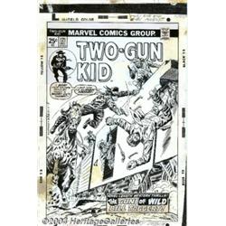 Larry Lieber and Mike Esposito - Original Cover Art for Two-Gun Kid #121 (Marvel, 1974).