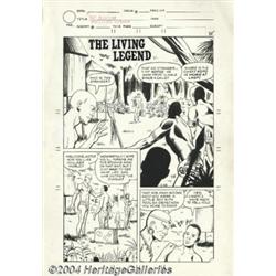 Frank McLaughlin - Original Art for The Phantom #30, Group of 5 Pages (Charlton, 1969).