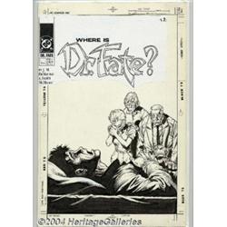 Shawn McManus - Original Cover for Dr. Fate #10 (DC, 1990).