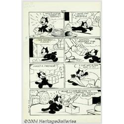 Otto Messmer - Original Art for Felix the Cat #13, Complete 12-page Story "Felix Has a Blowout" (
