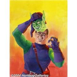 Gray Morrow - Original Green Goblin Trading Card Art (Fleer/Skybox, 1996).