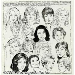 Gray Morrow - Original Art for How To Draw Comic Book Heroes and Villains, page 79, ''Attractive