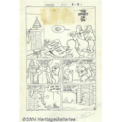 Steve Mufatti - Original Art for Casper, the Friendly Ghost #17, Complete 5-page story, "The Spir