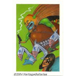 Scott Musgrove - Original Cover Art for Fat Dog Mendoza #1 (Dark Horse, 1992).