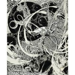 Alex Nino - Original Art for a Portfolio Plate (Unpublished).