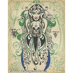 Alex Nino and B. Wilson - Original Art Sketch (Unpublished, 1976).