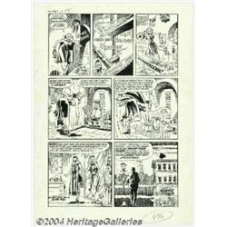 Howard Nostrand - Original Art for Flip #1, Complete 5-Page Story, "V...for Wampire" (Harvey, 195