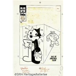 Joe Oriolo - Original Cover Art for Felix the Cat #83 (Harvey, 1958).
