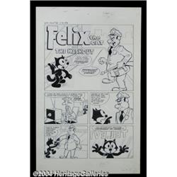 Joe Oriolo - Original Art for Felix the Cat #98, Complete Book (Harvey, 1958).