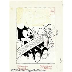 Joe Oriolo - Original Cover Art for Felix the Cat #100 (Harvey, 1961).