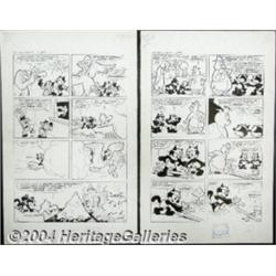 Joe Oriolo - Original Art for Felix's Nephews Inky and Dinky #2, Complete Stories, Group of 4 Sto