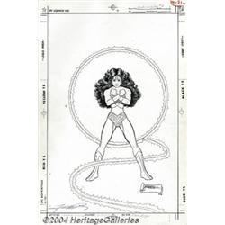 George Perez - Original Pin Up Art for Wonder Woman Annual #2 (DC, 1989).