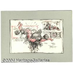 Mike Ploog - Original Production Art for "The Thing" (Universal Studios, 1981).