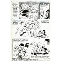 Howie Post and Wally Wood - Original Art for Anthro #6, page 22 (DC, 1969).